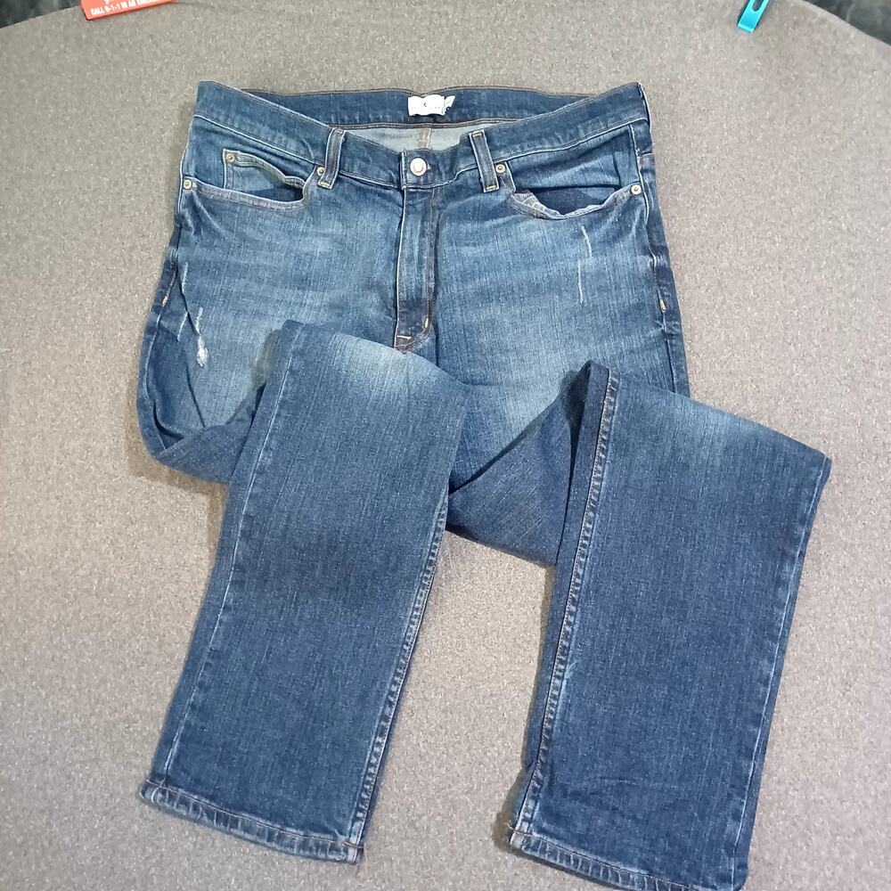 True Craft Slim Fit Distressed Jeans 36 W 32L